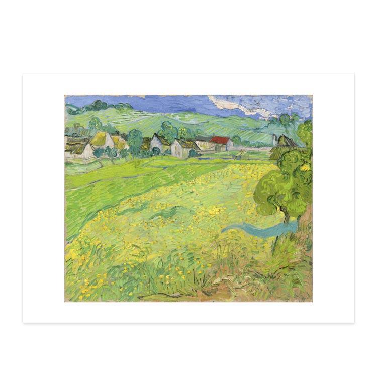 liveart梵高vincent van gogh 奥维的风光经典名画原版装饰画