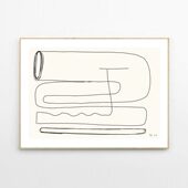 装 进口丹麦The 饰画 BYCDESIGN STUDIO简约线条原版 poster club