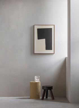 进口丹麦Alium*CARSTEN BECK 蓝色色块系列现代简约原版装饰画