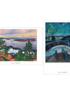 Fondation Beyeler进口瑞士Edvard Munch爱德华蒙克原版装饰画