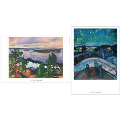 Fondation Beyeler进口瑞士Edvard Munch爱德华蒙克原版装饰画