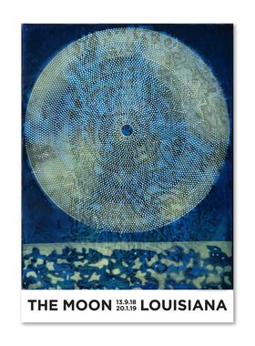 Louisiana进口路易斯安那艺术博物馆银色月亮原版海报MAX ERNST
