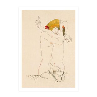 liveart埃贡席勒Egon Schiele拥抱 装饰画世界名画《Embracin》