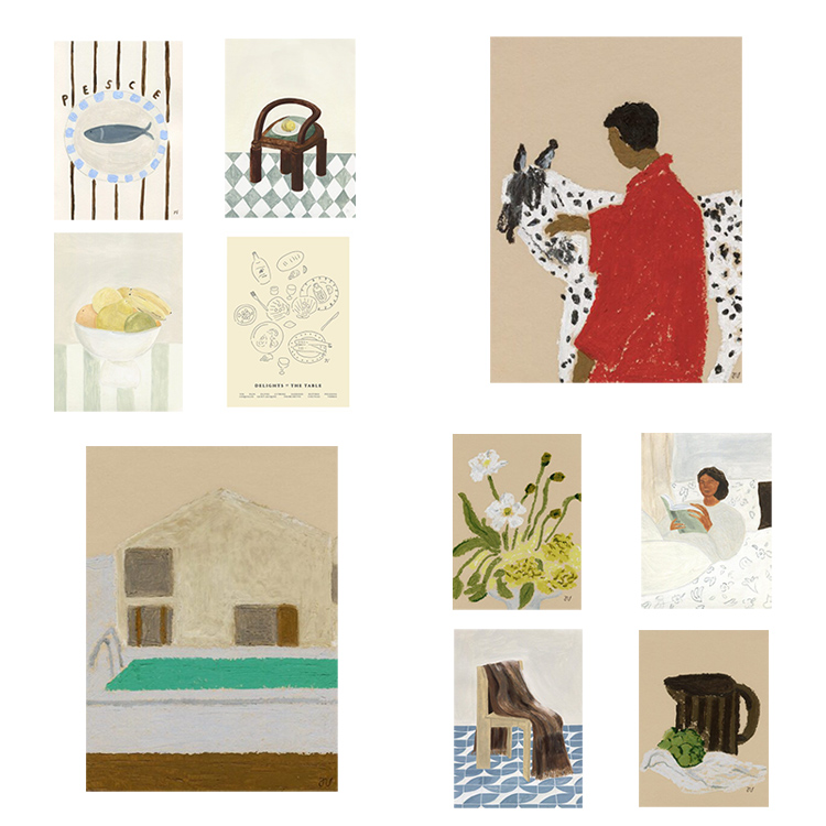 进口丹麦The poster club*ISABELLE VANDEPLASSCHE小众原版装饰画