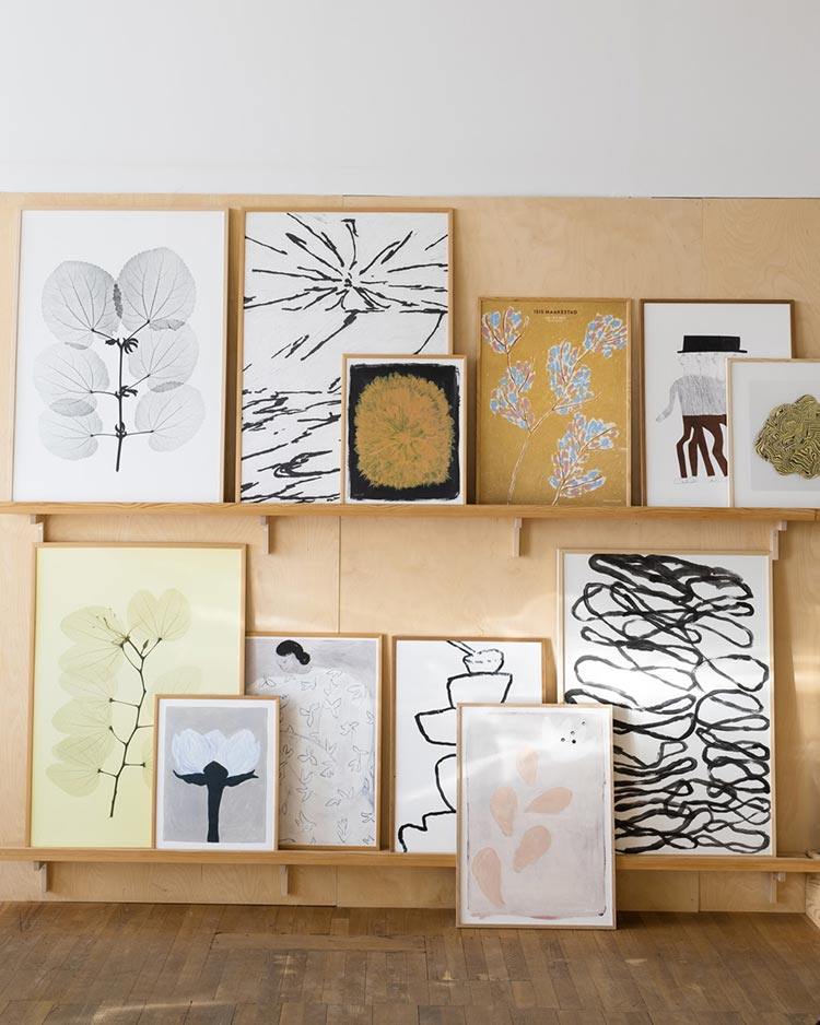 fine little day 进口瑞典原版海报装饰画 x光叶子现代简约