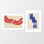 装 进口丹麦The 饰画海报SHADES LISA WIRENFELT原版 poster club