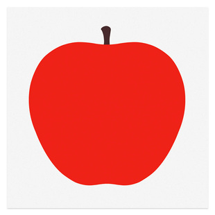 Enzo Mari 丝网印版画红苹果梨青蛙狮子现代简约名画装饰画