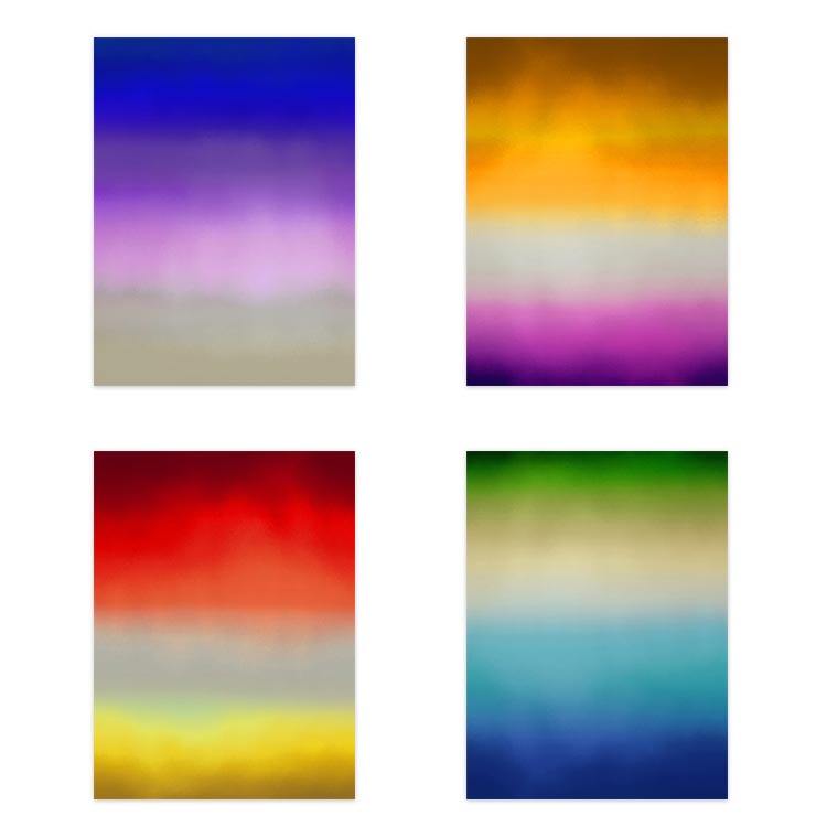 liveart进口英国rosenstiels*paul duncan现代简约色彩原版装饰画