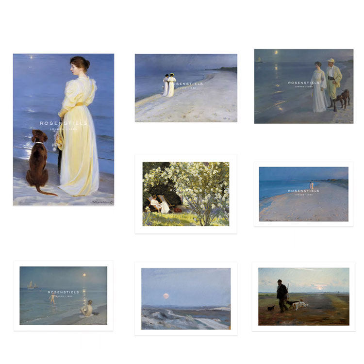 索倫柯羅耶玫瑰花园沙滩装饰画