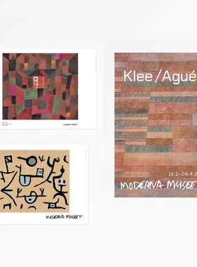 liveart进口瑞典moderna museet 保罗克利Paul Klee原版海报挂画