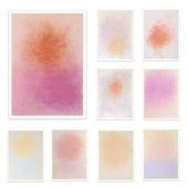 Studio Helen Butler粉色现代抽象简约原版 进口荷兰PSTR 装 饰画2