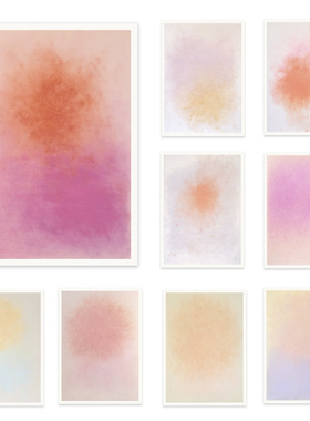 进口荷兰PSTR Studio*Helen Butler粉色现代抽象简约原版装饰画2