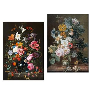 Studio花瓶复古海报原版 装 Davidsz Heem 饰画Jan 进口荷兰PSTR