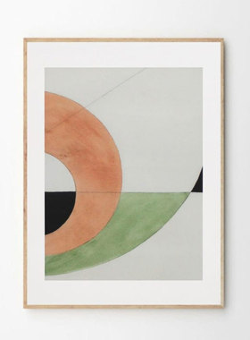 liveart进口丹麦Aure 现代抽象极简原版装饰画海报Mai 01