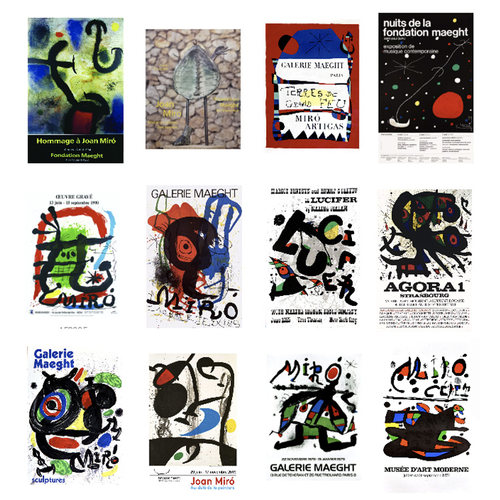 法国抽象风海报装饰画