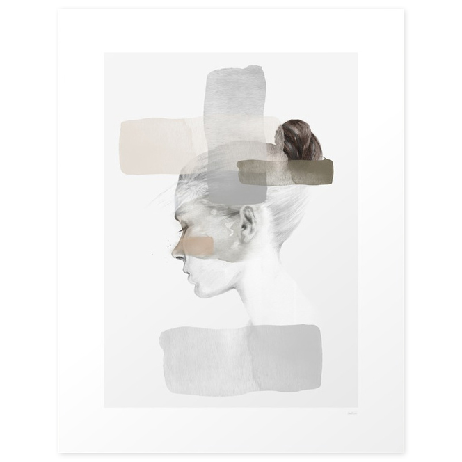 liveart|美国进口 anna bulow 原版装饰画 InsideOut blush