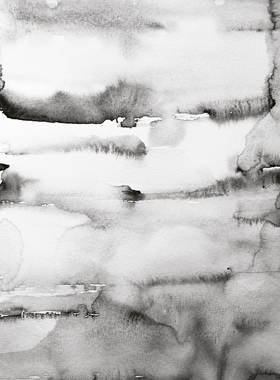 liveart 进口丹麦 grey watercolor 灰色水彩 原版海报装饰画芯