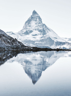live art 马特洪峰 Matterhorn 阿尔卑斯山峰 原版装饰画挂画芯