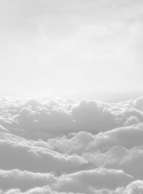 liveart 灰色云朵云海clouds现代简约客厅卧室玄关海报正版装饰画