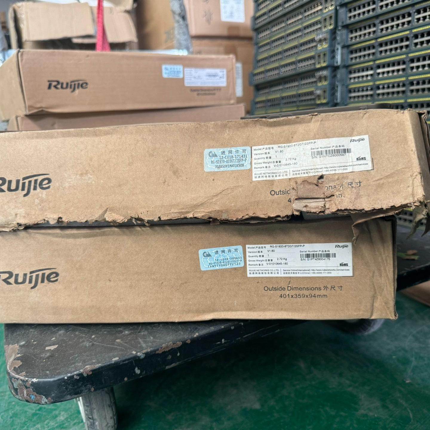 交换机 Ruijie  RG-S1920-8T2GT