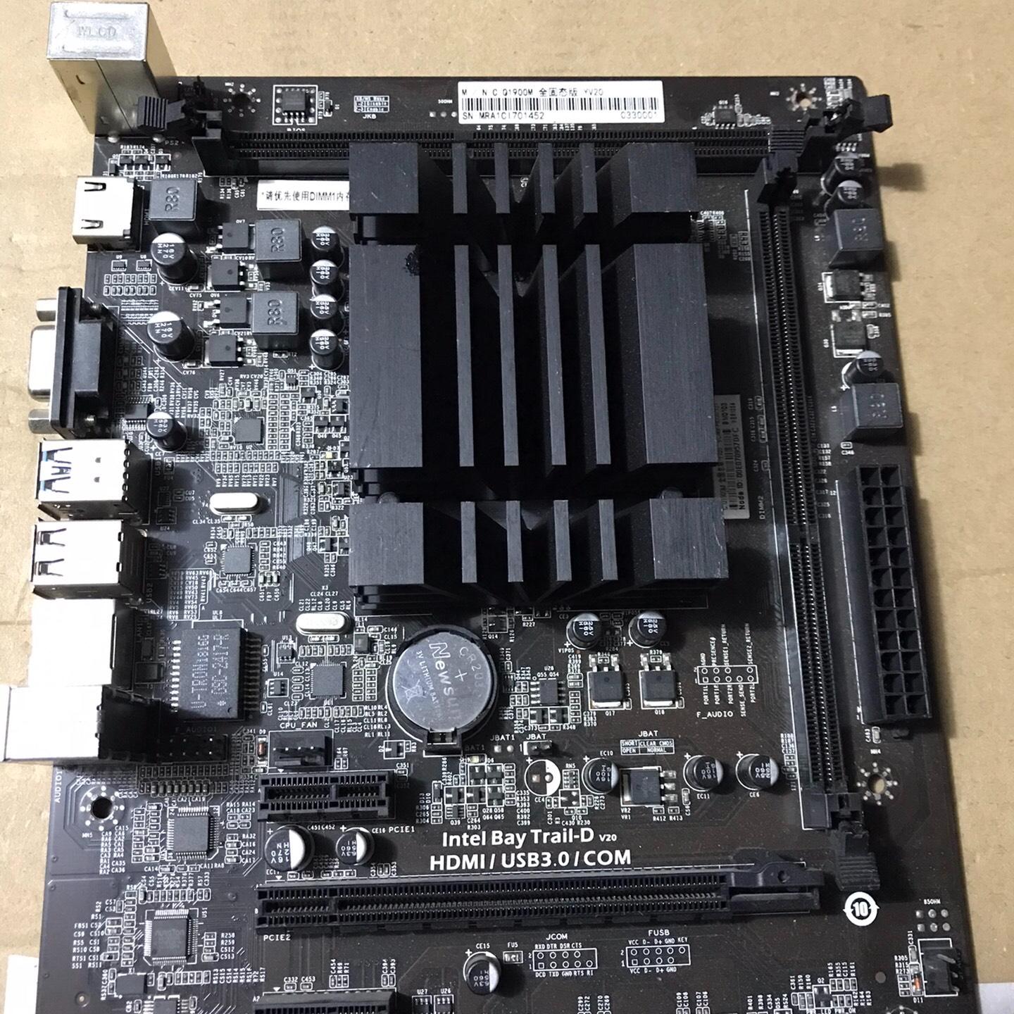 智能主板Q1900M(J1900) YV20全固态主板。成色