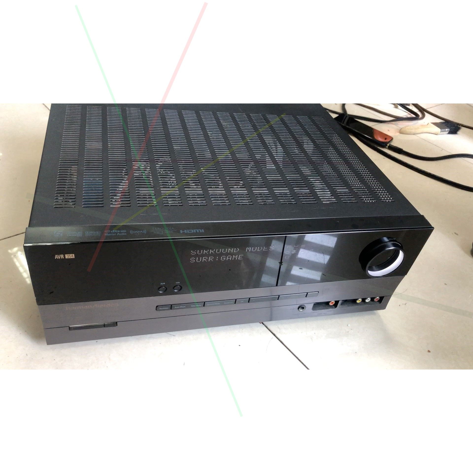 哈曼卡顿avr-354 功放 7.1次世代功放【美版110v