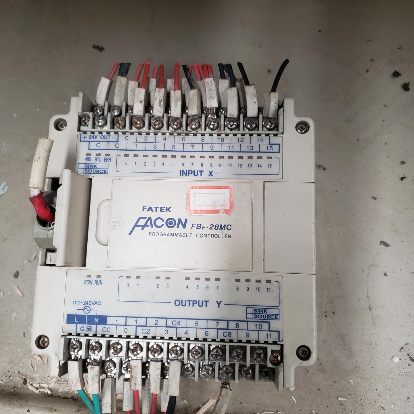 永宏PLC拆机FBE-28MC 两台包好，