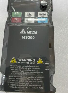 VFD4A8MS21ANSAA 拆机台达变频器MS300系列