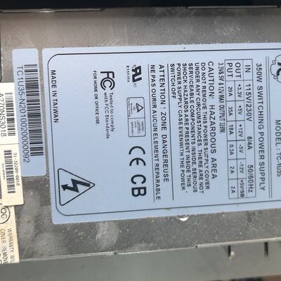 I-STAR TC-1U35 工控机电源 350W额定功率