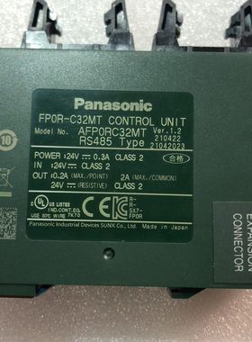 PLC控制单元 型号AFP0RC32MT FP0R-C3
