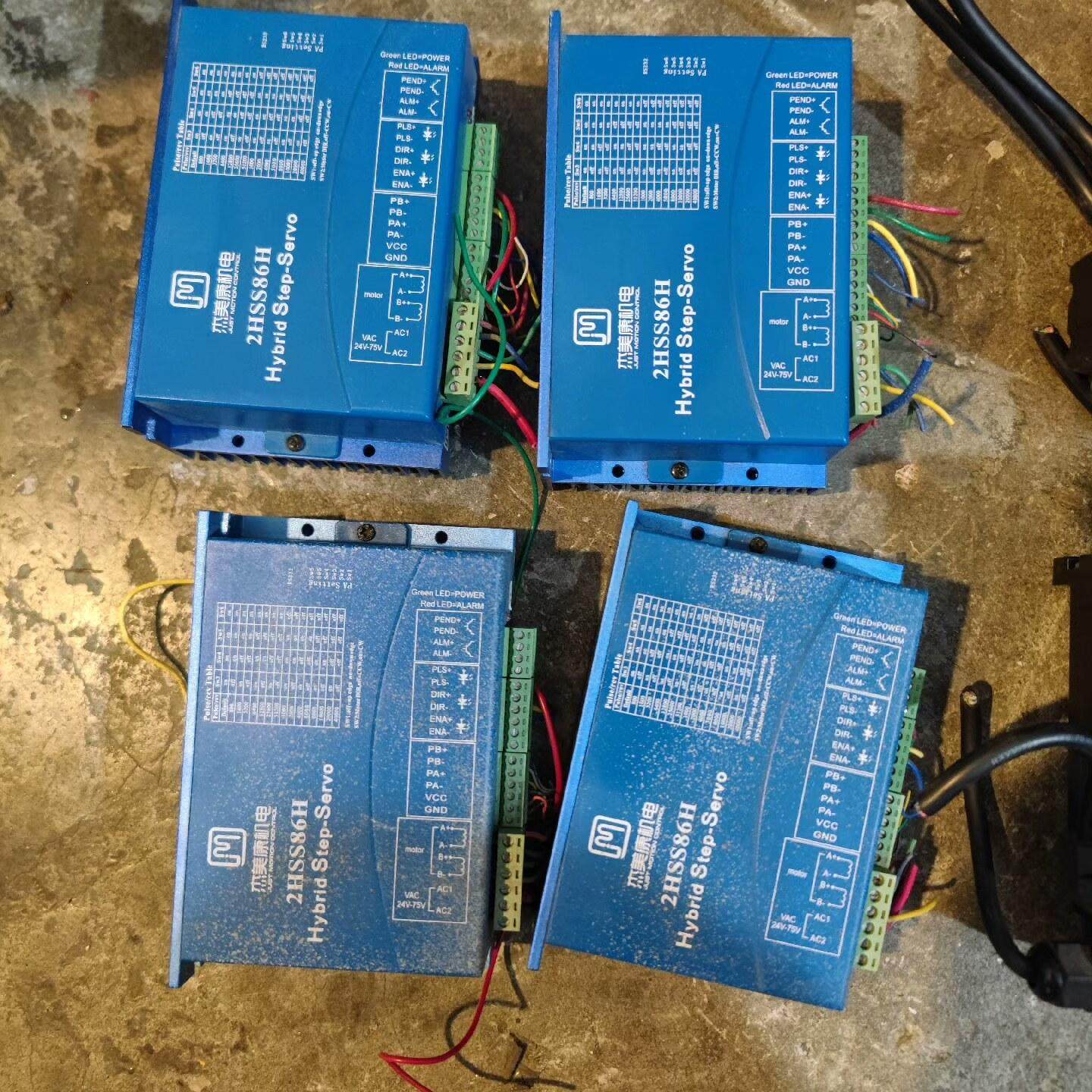 杰美康闭环步进套装。拆机杰美康闭环步进驱动器 型号2HS