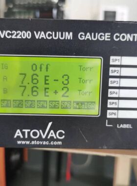 ATOVAC真空计控制器GVC2200 成色如图 通电能开机