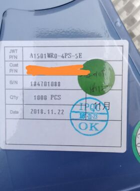 插座 品牌JWT  番号 A1501WR04PS5E