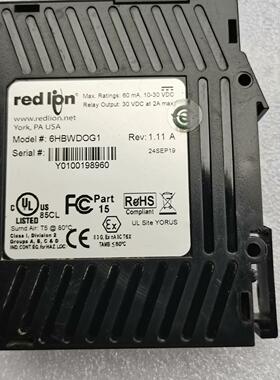 美国红狮（red lion）型号6HBWDOG1  序列号是