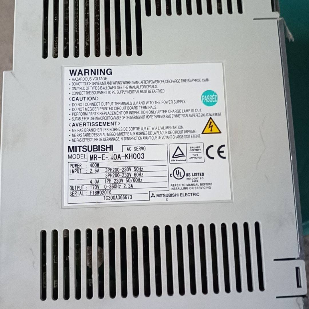 伺服驱动器 MR-E-40A-KH003 400W三相2
