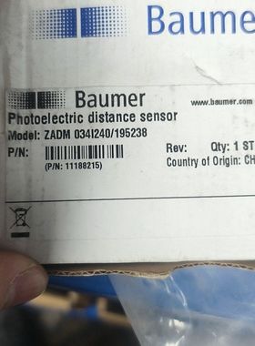 Baumer堡盟光电传感器ZADM 034I240/19