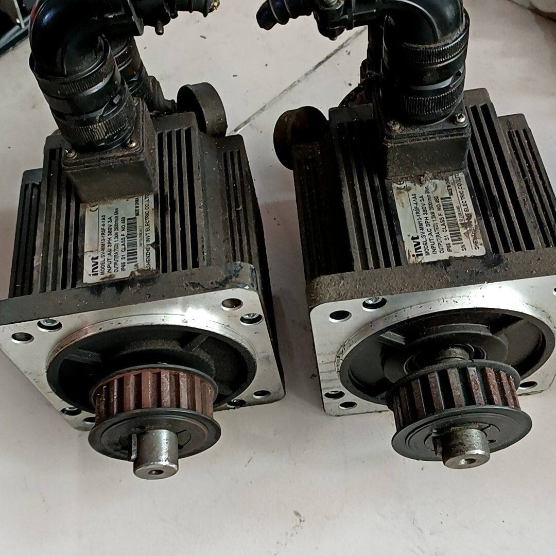 英威腾伺服电机两只 成色好 SV-MM13-1R5F-4-1