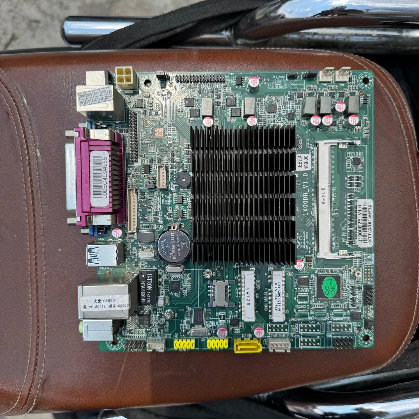 拆机 J1900D2E V1.1 收银工控主板 双EDP