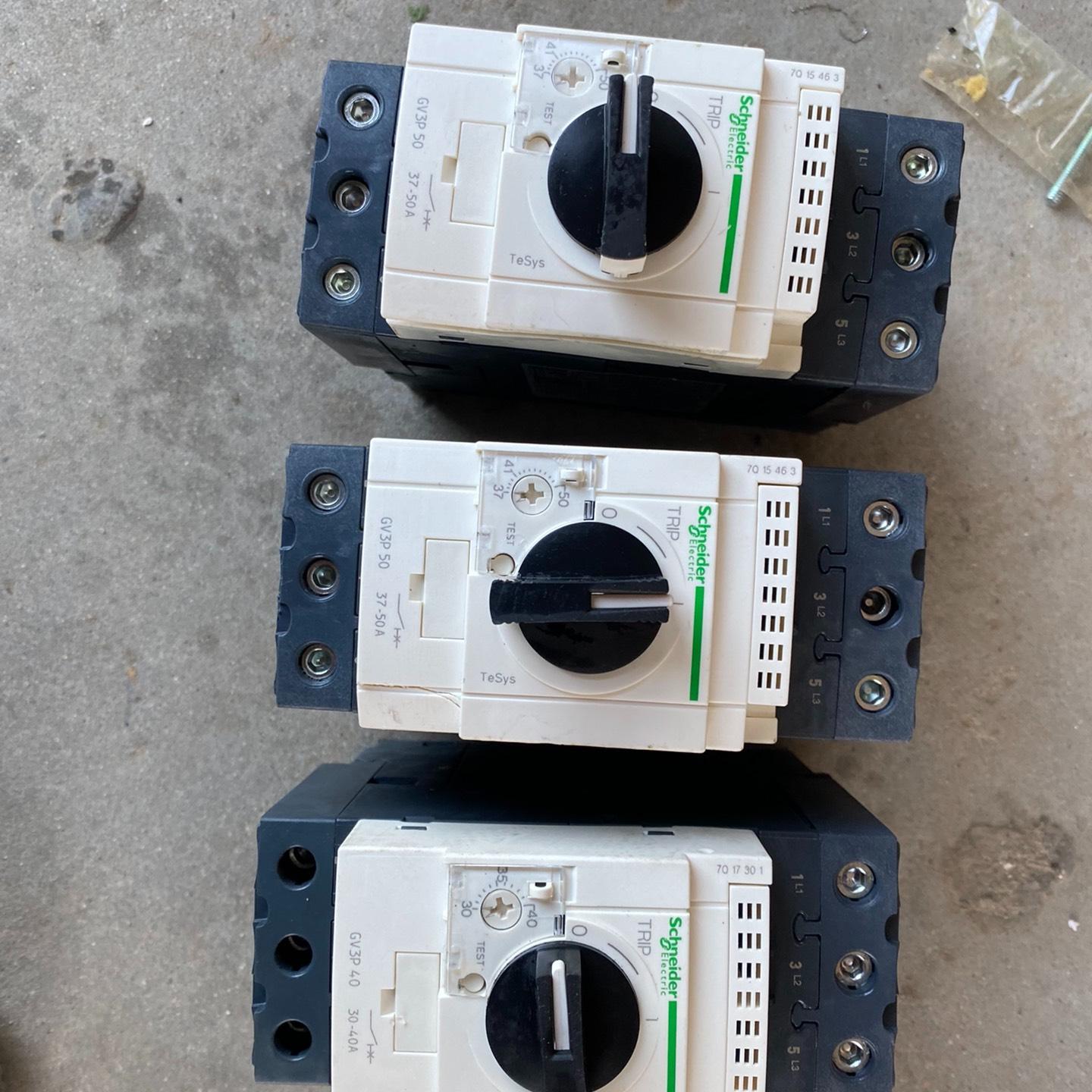 出售拆机电动机马达保护断路器GV3P40一