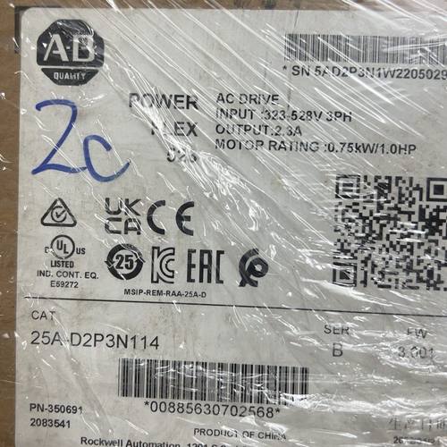 AB变频器25A-D2P3N114