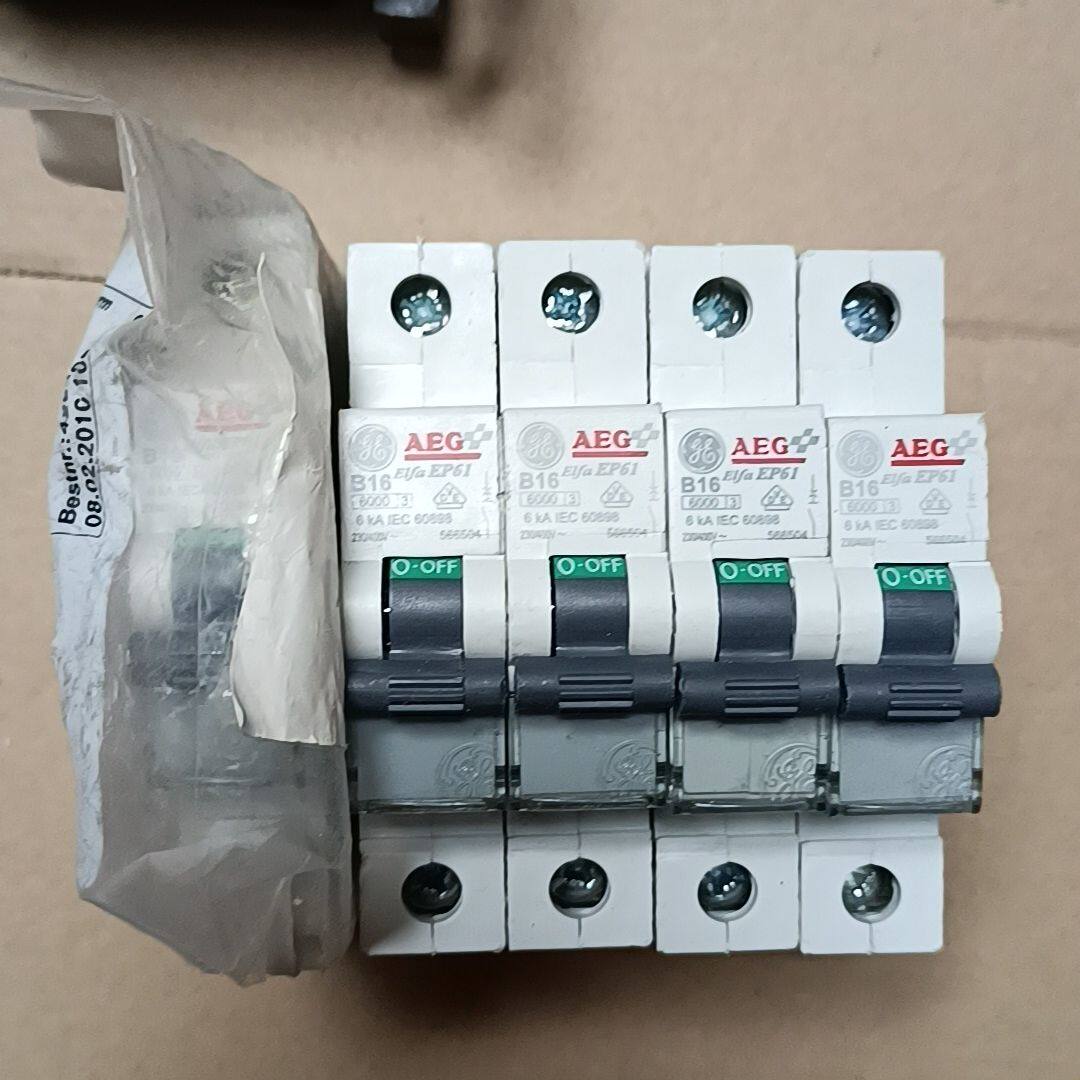 AEG空气开关，型号EP61 B16，600V，1P，6kA