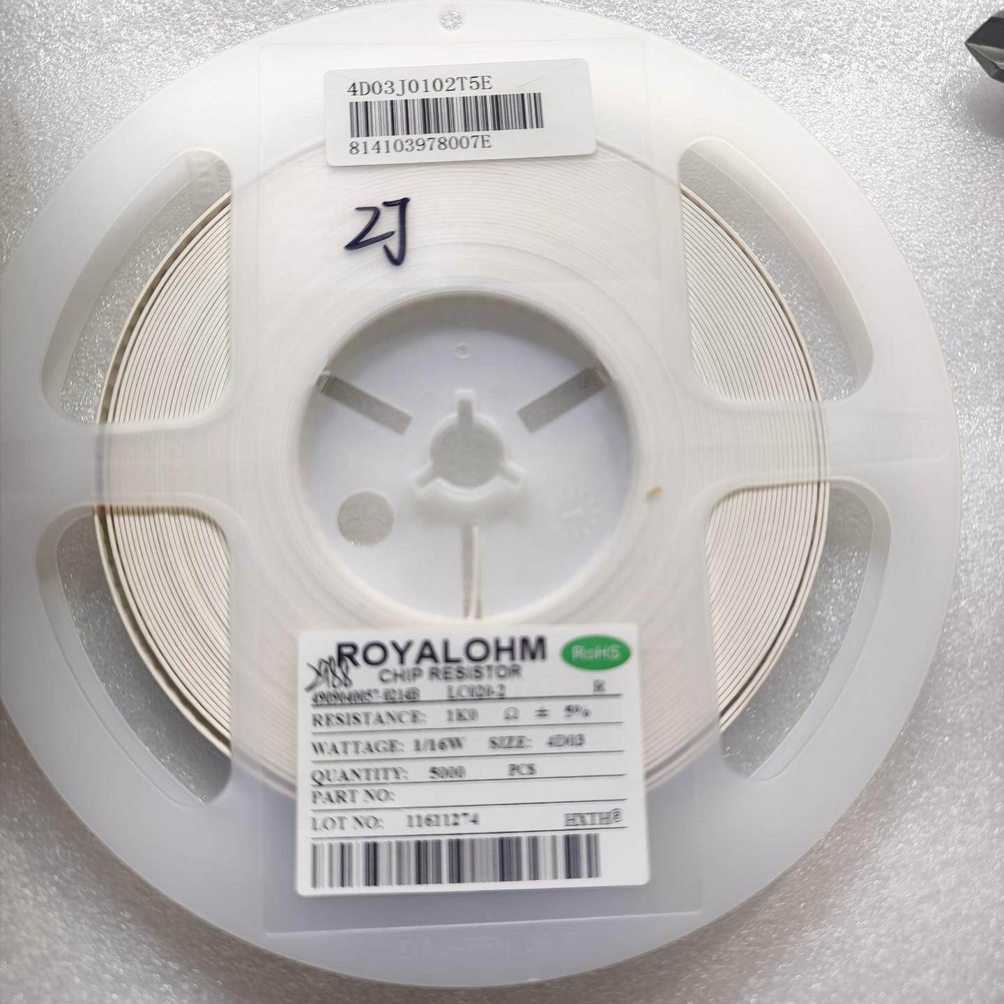 贴片排阻4D03WGJ0101T5E 0603 8P4R