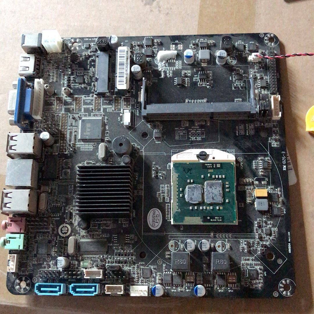 HM55A ver:1.10A itx主板。17*17一体机