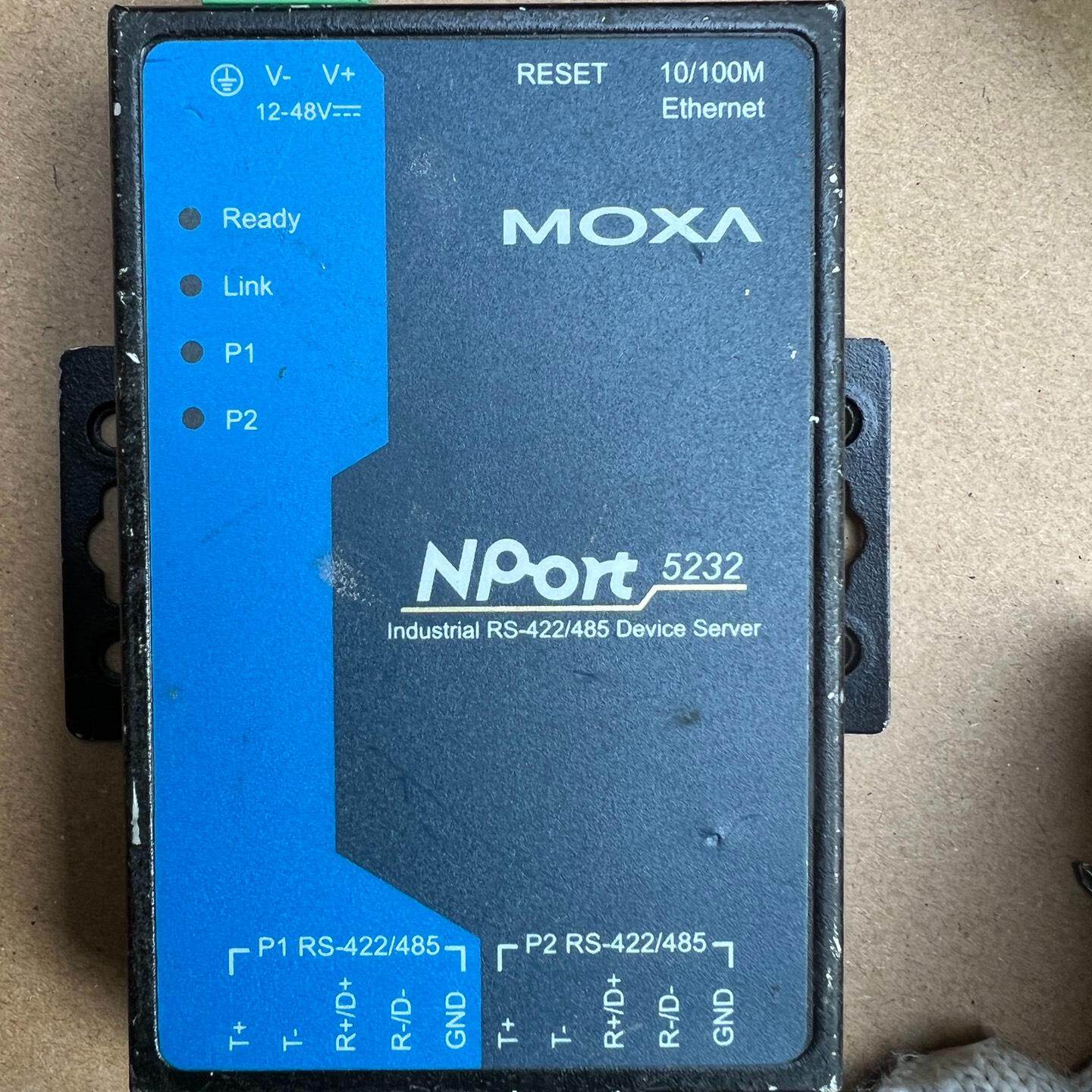 MOXA摩莎moxa串口服务器nport5232 实物实拍