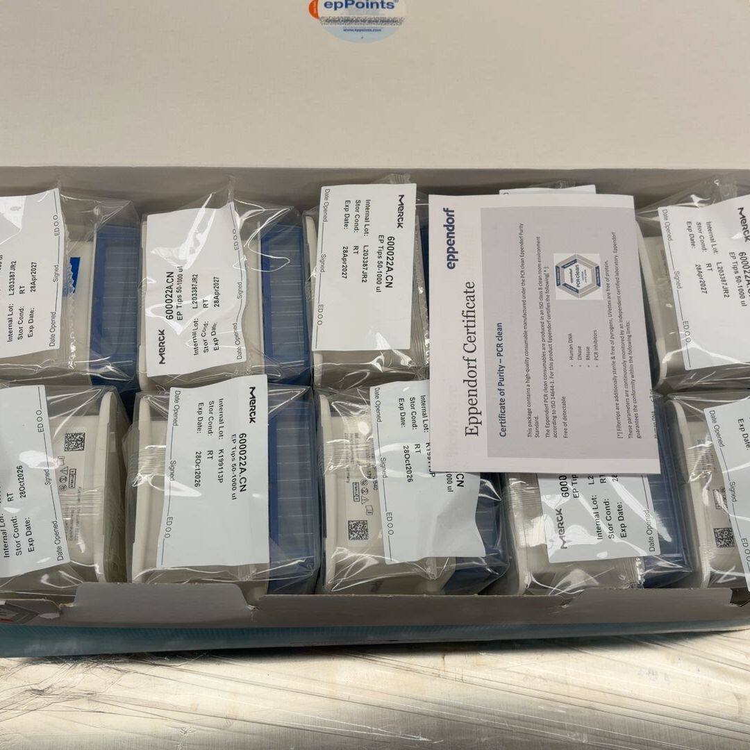 德国艾本德Eppendorf盒装吸头  蓝色包