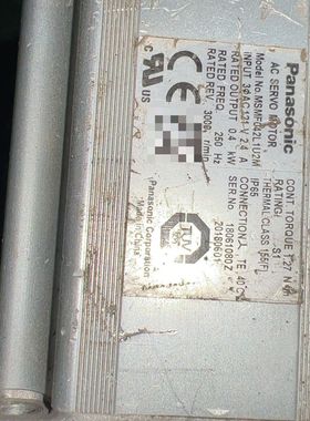 伺服电机MSMF042L1U2M 拆机件 三相AC121