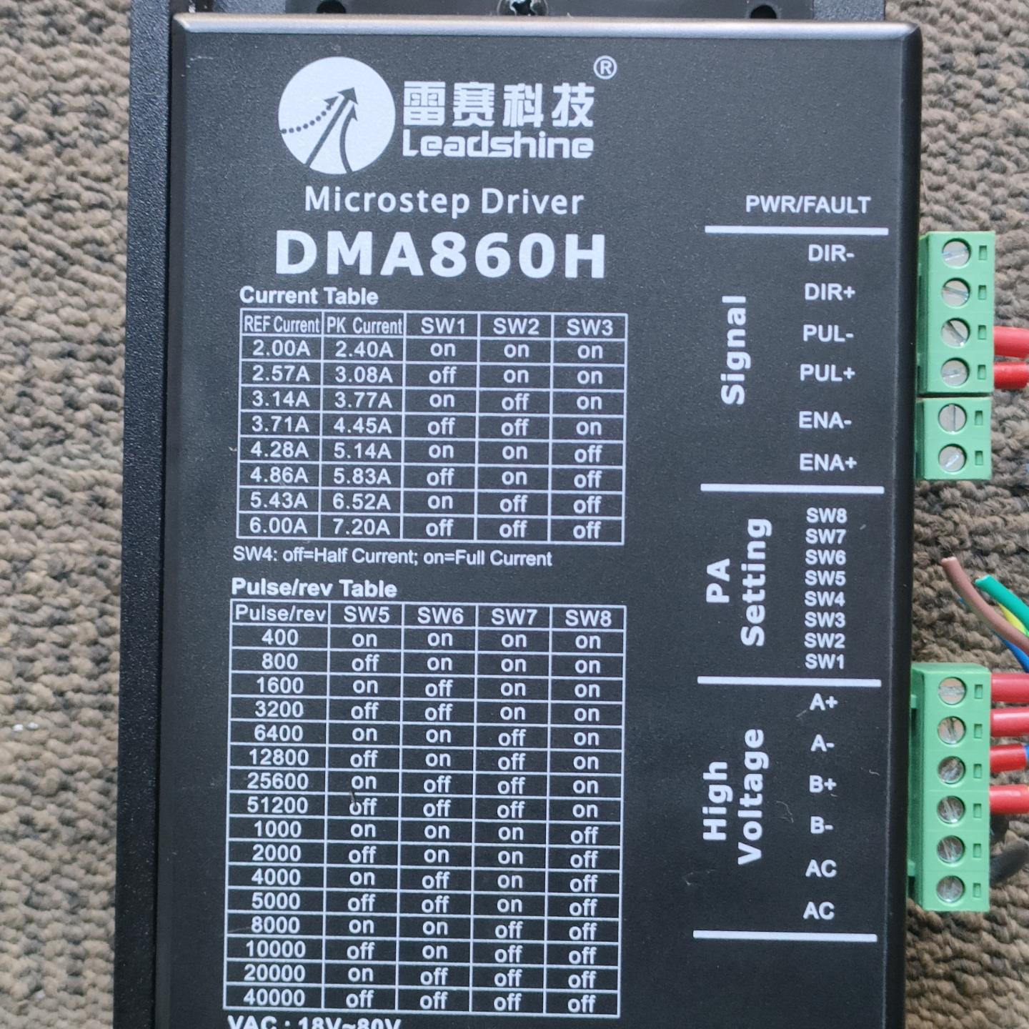 雷赛DMA860H步进电机驱动器！拆机品！功能完好！成色漂亮