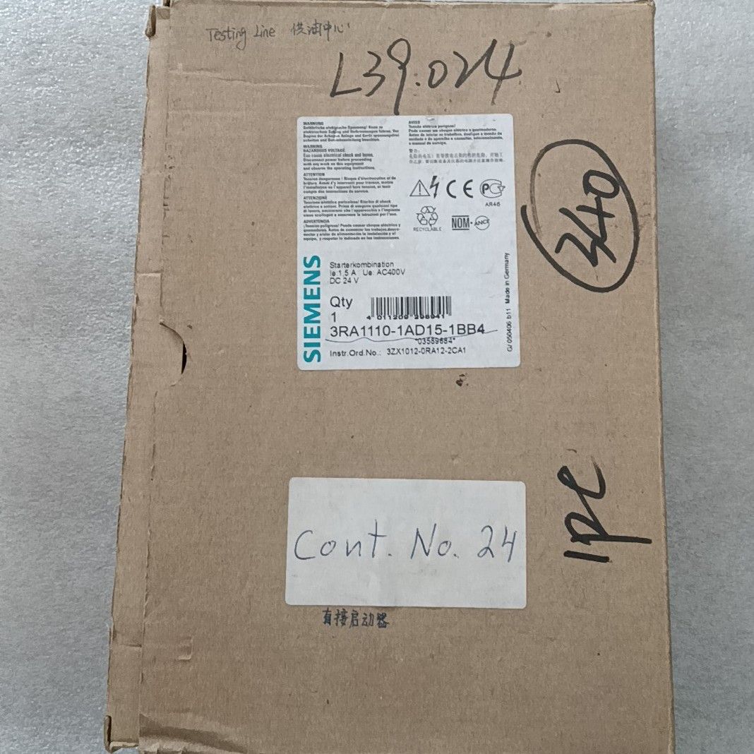 3RA1110-1AD15-1BB4 未使用过 需
