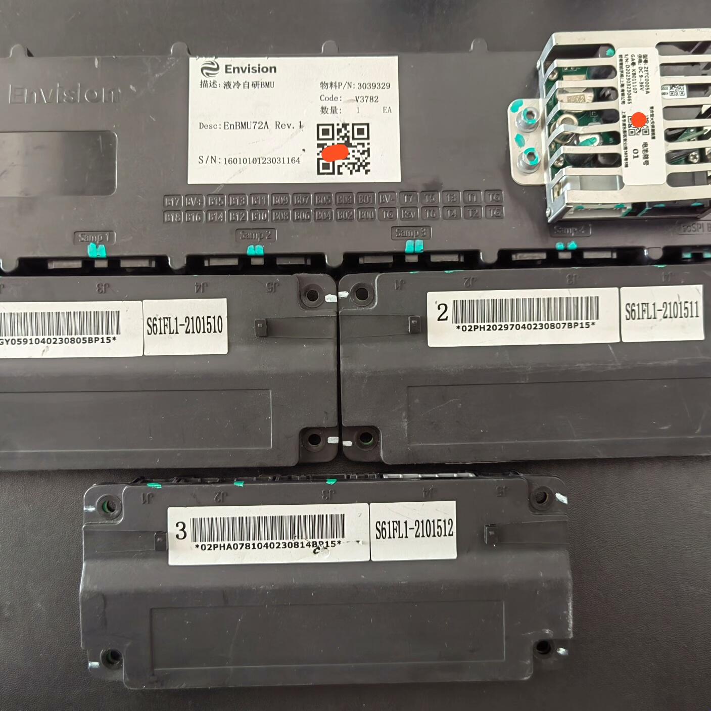 拆机Envision液冷自研BMU电池管理系统