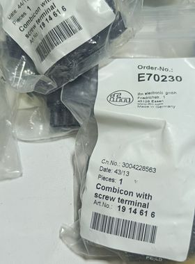 IFM 易福门E70232接线端子